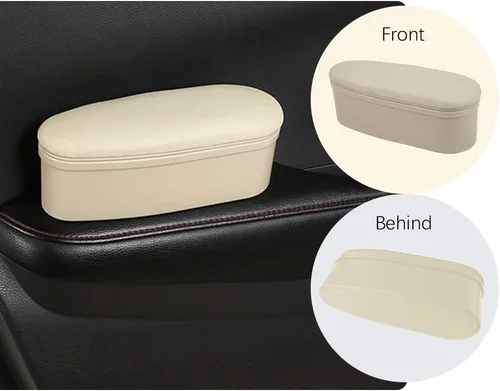 Miniatura 3 de ASUBHA Funda de soporte para reposabrazos de automóvil, cojín para reposabrazos, cómoda almohada para reposabrazos de puerta lateral del automóvil