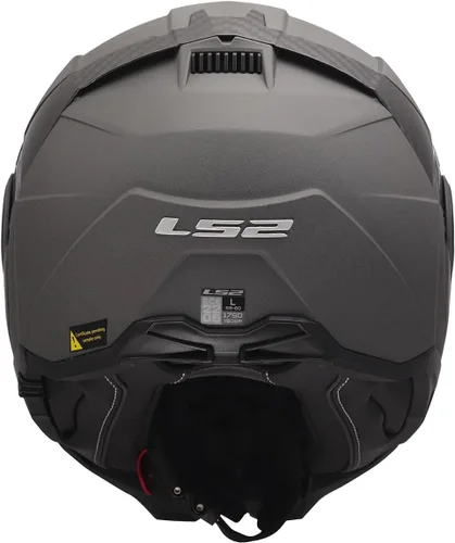 Miniatura 5 de Cascos LS2 Advant II - Casco modular para motocicleta con protector solar (Gris hormigón mate - Talla L)