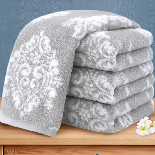 Miniatura 27 de Paños de lavado de algodón para ducha (6 piezas, 13 x 13 pulgadas), de secado rápido, gruesos, absorbentes, toallas faciales suaves para baño, juego