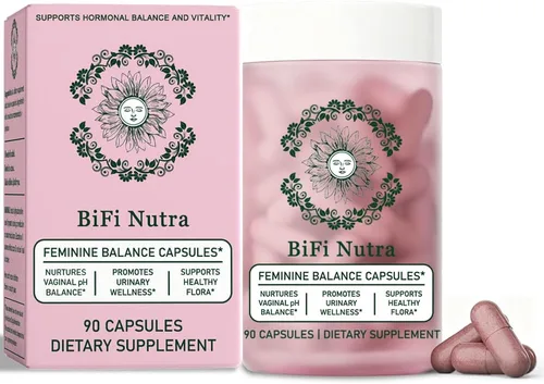 Cápsulas de Equilibrio Femenino y Apoyo Hormonal – Bienestar Vaginal y Urinario, Flora Saludable, Salud Hormonal, Vitalidad Energética – LactoSpore,