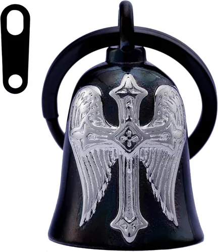 Miniatura 8 de Motocicleta Cross Bell - Llavero de motocicleta Campanas para motociclista proteger al jinete Accesorios de motocicleta Azul