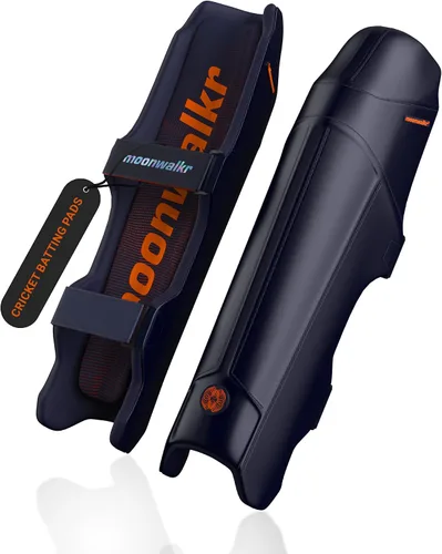 Miniatura 10 de moonwalkr Leg Guard 2.0 Equipo de críquet Negro