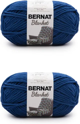 Miniatura 35 de Bernat - Estambre para mantas súper esponjoso acrílico, 2 paquetes de 300g/10.5 onzas, #6, chenilla gruesa de peso pesado para tejer y crochet