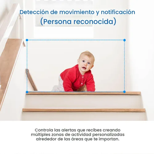 Miniatura 6 de Tapo TP-Link - Cámara de seguridad interior Pan/Tilt de 2K para monitor de bebé, cámara para mascotas, detección y seguimiento de movimiento, audio
