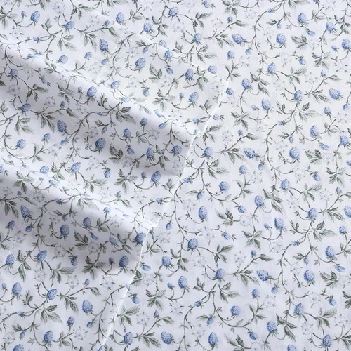 Miniatura 6 de Laura Ashley - Juego de sábanas Queen, Sábanas de cama extremadamente suaves con una sensación ligera y naturalmente sedosa de algodón satinado