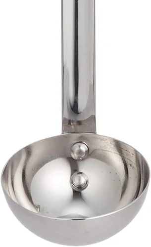 Miniatura 3 de Tamakodo BLC37020 - Cucharón para sopa, 0.7 fl oz (20 cc), acero inoxidable 18-8, plata japonesa