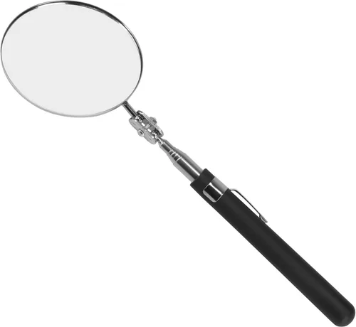 Espejo de inspección telescópico, espejo de inspección circular, espejo de inspección telescópico, espejo de inspección flexible de rotación 360,