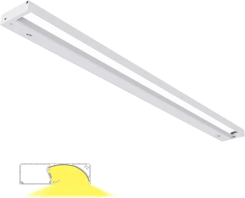Miniatura 9 de Iluminación para debajo del gabinete de 24 pulgadas, luces LED enchufables y cableadas para debajo del gabinete con 3 temperaturas de color 3000