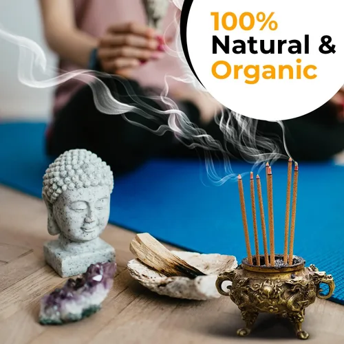 Miniatura 4 de DharmaObjects 3 Caja Potala 60 Varillas de Incienso Tradicional Tibetano