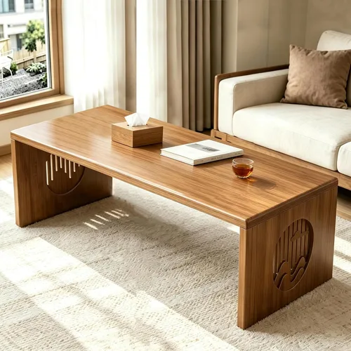 Mesa de Café Japonesa Plegable, Mesa de Café Baja para Sentarse en el Suelo, Mesa Japonesa de Piso Sin Montaje, Mesas de Café Pequeñas para Sala de