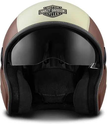 Miniatura 4 de Harley-Davidson Mason's Yard Sun Shield S05 3/4 Casco con visera desplegable - 98177-18VX