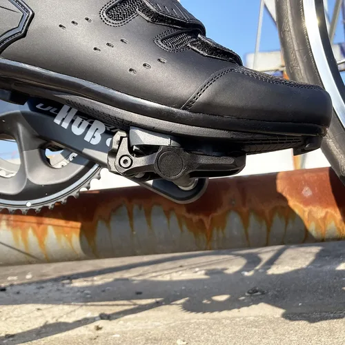 Miniatura 6 de ZERAY - Pedales de bicicleta de carretera de carbono, pedales Peloton, pedales sin clip para ciclismo de carretera con tacos compatibles con Look