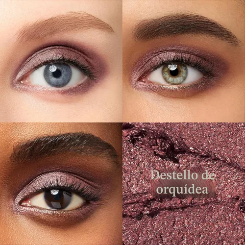 Miniatura 2 de Julep - Sombra de ojos 101 de crema a polvo, impermeable, en barra con difuminador incorporado – Tono orquídea brillante – Sombra de ojos en crema