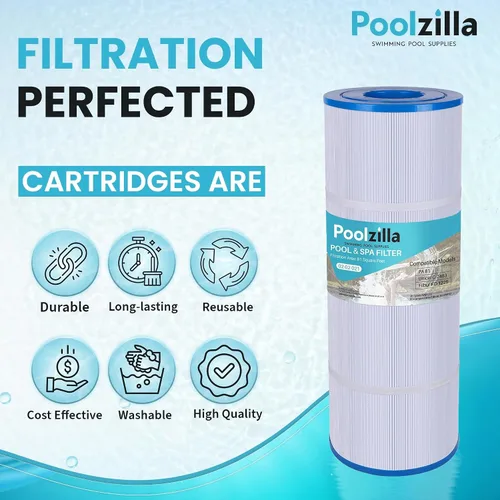 Miniatura 5 de Poolzilla Paquete de 4 cartuchos de filtro de piscina de repuesto para CX580XRE, Hayward C580E, PA81-PAK4, Unicel C-7483, Hayward SwimClear C3020