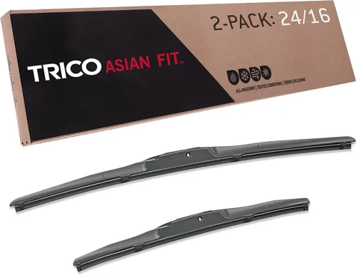 Miniatura 9 de TRICO Solutions™ Asian Fit - Limpiaparabrisas de repuesto automotrices de alto rendimiento de 24 y 18 pulgadas, paquete de 2, para modelos selectos