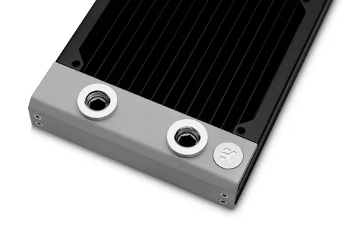 Miniatura 2 de EKWB EK-Quantum Surface S360, negro, radiador de PC de 14.173 in, 1.181 in de grosor, 3 soportes de ventilador de 4.724 in, 2 puertos G1/4 pulgadas