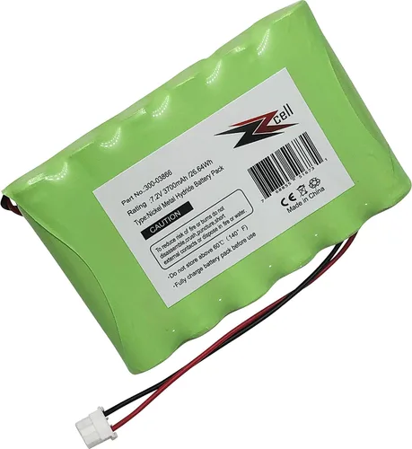 Miniatura 5 de ZZcell® Batería de alta capacidad compatible con Honeywell Alarm 300-03866, controlador lírico, teclado lírico LCP500-L, LYNXRCHKIT-SHA, OSA214