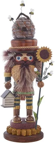 Miniatura 2 de Kurt S. Adler Cascanueces Hollywood Bee Keeper de 15 pulgadas, multicolor