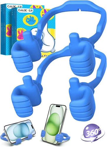 Miniatura 18 de Rellenos de calcetín para adolescentes, niñas, niños, adultos Soporte para teléfono celular: SOPORTE DE TELEFONO CELULAR PEREZOSO CON PULGAR HACIA
