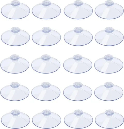 Miniatura 8 de Aquaneat - 20 paquetes de ventosas de succión con almohadillas transparentes de 0.8 pulgadas sin ganchos para la organización y decoración del hogar