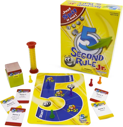 Miniatura 8 de 5 Second Rule Family Edition (Mini Tube) - Juego de cartas de preguntas simples para diversión familiar, fiesta, niños, viajes, noche