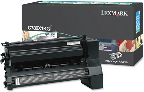 Lexmark Tóner de alto rendimiento C782x1kg, rendimiento de 15.000 páginas, negro