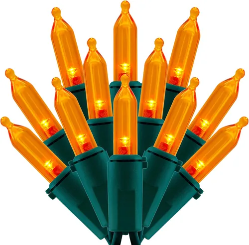 Miniatura 10 de 200 unidades de luces de Navidad LED de color blanco cálido, 66 pies de alambre blanco con certificación UL, juego de luces de cadena de calidad