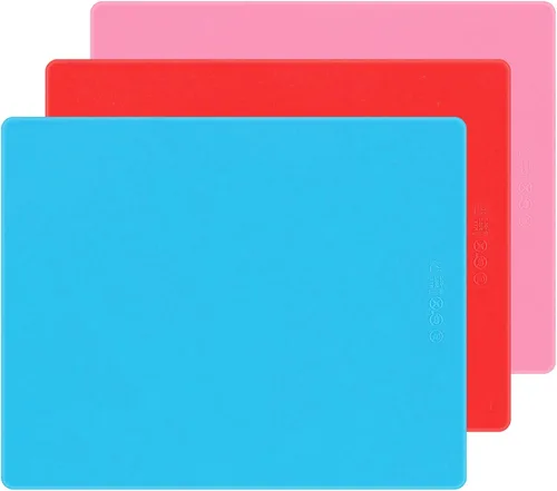 Alfombrillas de silicona extra grandes para manualidades, fundición de joyas de resina epoxi, arcilla polimérica, pintura, hojas resistentes al
