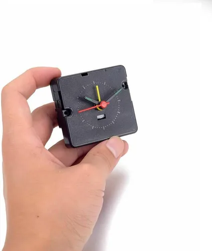 Miniatura 4 de SaiDian 1 unids cuarzo reloj despertador movimiento reloj reemplazo mecanismo reparación piezas DIY 588-08 con hora/minuto/segundo manos