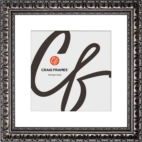 Miniatura 9 de Craig Frames Bravado - Portarretratos de 5 x 7 pulgadas mate para fotos de 4 x 6 pulgadas, color plateado antiguo
