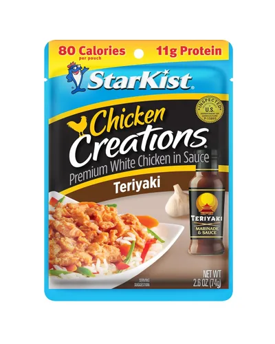Miniatura 128 de StarKist Chicken Creations BOLD - Bolsa estilo búfalo (5 onzas, 12 unidades) Carne blanca totalmente cocida con alto contenido de proteínas, sin