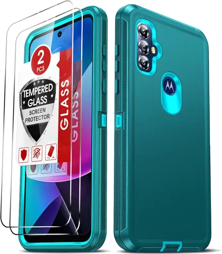 Miniatura 12 de LeYi Funda compatible con Moto G Play 4G 2024: 【No compatible con Play 5G 2024/G 5G 2024】 Funda de teléfono para Motorola G Play 4G 2024 con 2 Negro
