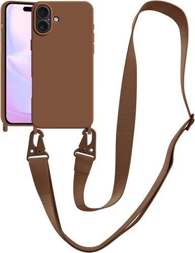 Miniatura 64 de Funda compatible con iPhone 13 con correa, funda cruzada para iPhone con cordón, ajustable, a prueba de golpes, protección contra caídas, funda