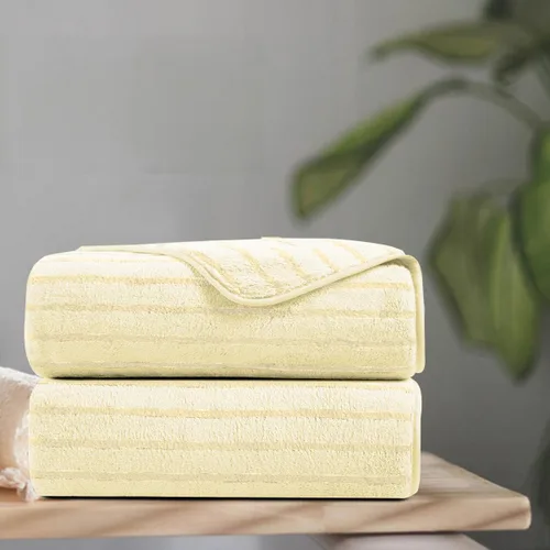 Miniatura 44 de Juego de 8 toallas de baño grandes a rayas estilo cabana color verde militar - Sábana de baño extragrande - 2 toallas de baño, 2 toallas de mano, 4