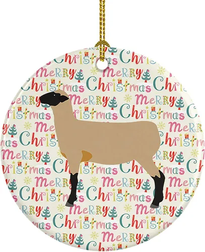 Miniatura 13 de Caroline's Treasures Adorno de cerámica de avestruz común para árbol de Navidad, decoración colgante para el hogar, Navidad, vacaciones, fiesta