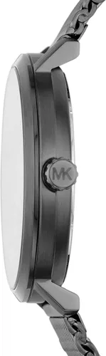 Miniatura 3 de Michael Kors Blake Reloj de acero inoxidable de tres manillas con correa de cuero