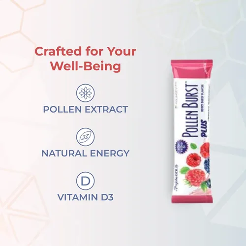 Miniatura 5 de Youngevity Projoba Polen Burst Plus Berry – Bebida energética natural con polen de flores, vitaminas y antioxidantes – Apoya la energía sostenida