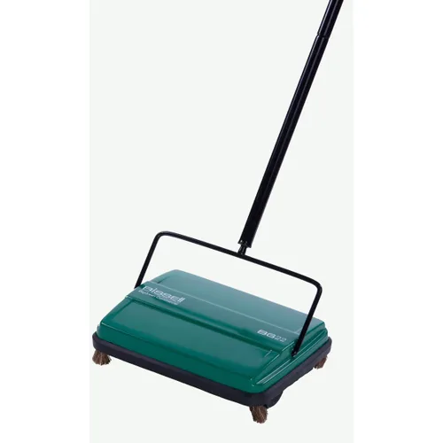 Miniatura 2 de Bissell Commercial BG22 - Barredora manual, Green & Bissell Natural Sweep - Barredora de alfombras y suelos con doble sistema de rotación y 2