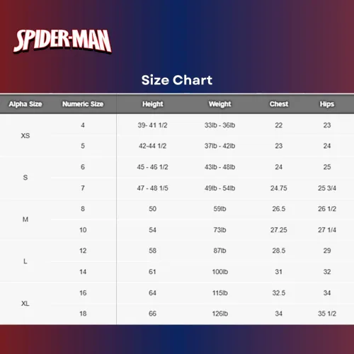 Miniatura 7 de Marvel Pijama de Spiderman para niños, disfraz de Spiderman con capucha de Miles Morales o para dormir con cremallera frontal, tallas 4-10