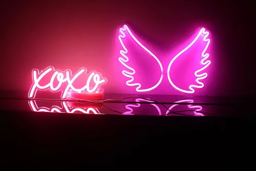 Miniatura 4 de Ulalaza Señal de luz de neón, luces LED nocturnas operadas por USB, decoración de carpa para bar, pub, tienda, club, garaje, hogar, fiesta, Rosa