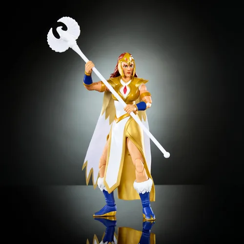 Miniatura 6 de Masters of the Universe: Revolution Masterverse Figura de acción y accesorios, Sorceress Teela Deluxe MOTU coleccionable con 30 articulaciones, 7