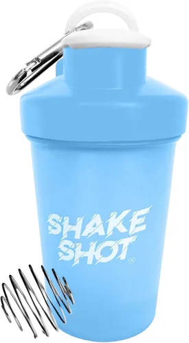 Miniatura 8 de Negro - Botella mezcladora mini de 4 oz para preentrenamiento, creatina, suplementos de cucharada pequeña (no para proteínas) con clip y bola