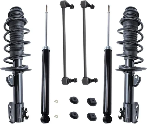 Miniatura 13 de Detroit Axle - Kit de puntales delanteros de 6 piezas para Ford Escape 2014-2019, 2 puntales y muelles helicoidales, 2 enlaces de barra