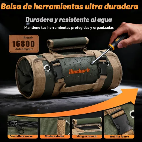 Miniatura 5 de Regalo del día del padre para marido, papá, hombres, bolsa de herramientas enrollable, regalo del día del padre de hija, esposa e hijo, regalos