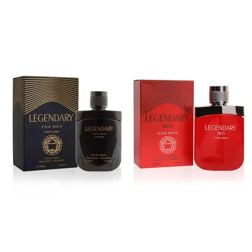 Gentlemen Pour Homme colección de colonia para hombre, Eau de Toilette en espray natural, aroma masculino, juego de regalo navideño (paquete de 2)