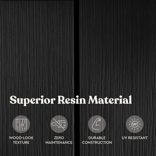Miniatura 6 de Keter Store-It-Out Prime - Cobertizo de almacenamiento exterior de resina de 4.3 x 3.7 pies con bisagras de fácil elevación, perfecto para Negro