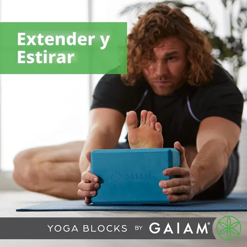 Miniatura 8 de Gaiam Yoga Block - Supportive Latex-Free Eva Foam - Soft Non-Slip Surface with Beveled Edges for Yoga, Pilates, Meditation Menta cool