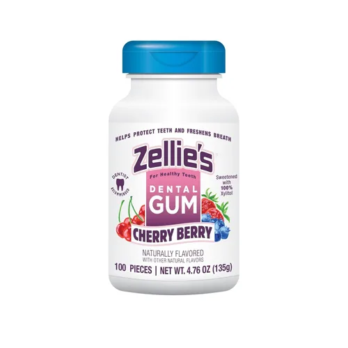 Miniatura 15 de Zellies Chicle 100% xilitol sabor canela Sin aspartamo, sin gluten, vegano y kosher (240 unidades - paquete de 1)