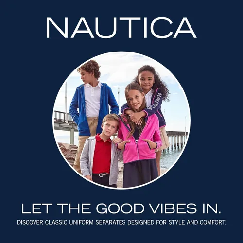 Miniatura 3 de Nautica Pantalón de sarga elástica para niño, Caqui