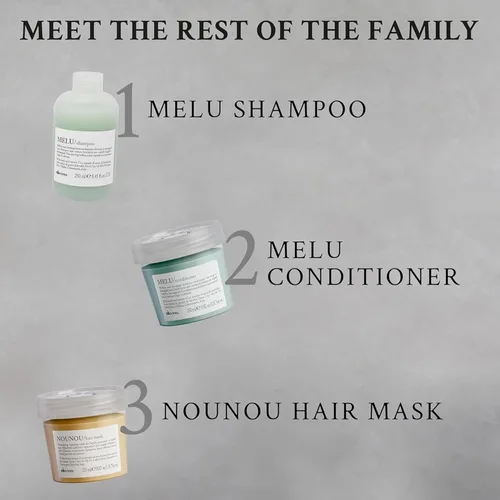 Miniatura 7 de Davines Champú MELU, limpieza antirotura para cabello largo o dañado